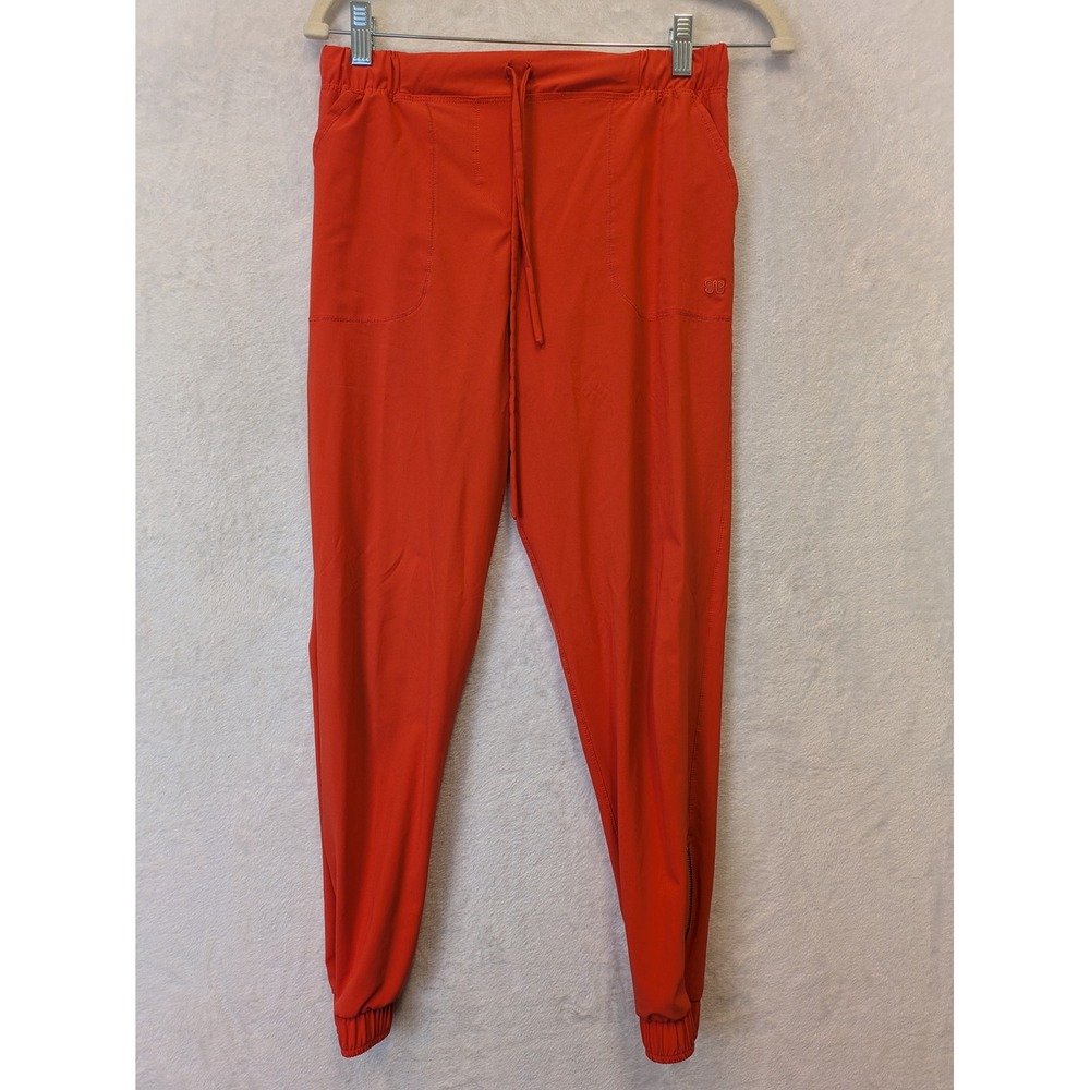 Albion Women's Size XS Vibrat Orange Red Jogger Pants - Picture 2 of 9